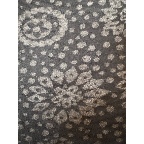 Akini Womens Medium Black Wool Blend Knit Skirt With Floral Pattern WhimsyGoth - Picture 9 of 12